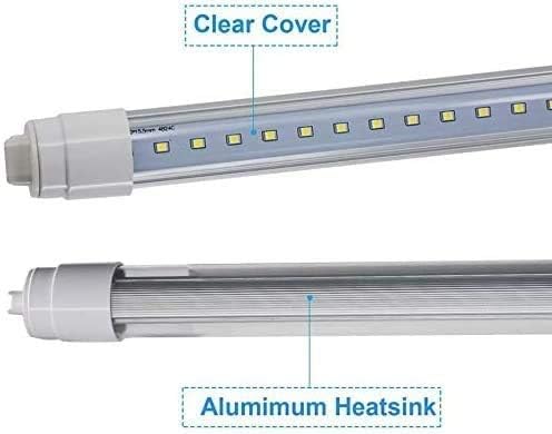 Miniatura 6 de (Paquete de 10 luces)  6 pies R17D HO F72 T8 T10 T12 de repuesto fluorescente 6500K blanco frío tubo luz LED para letreros al aire libre,
