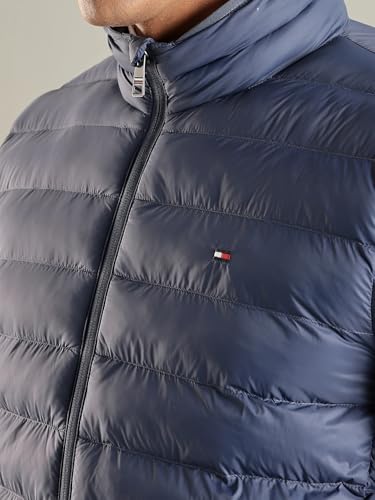 Image of Solid nylon regular fit jacket