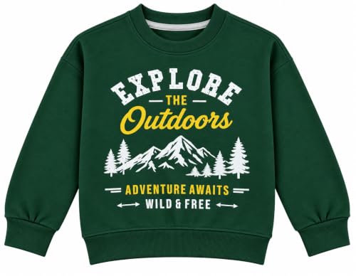 Image of T2F Boys Pack of 3 Sweatshirts | Full Sleeve Printed Winter Sweatshirt for Kids | Round Neck Casual Pullover Tops for Boys