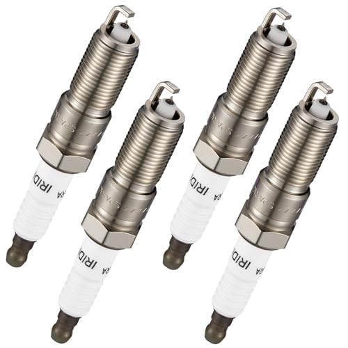 Image of BDFHYK Set of 4 Iridium Spark Plug Compatible with Regal LaCrosse Equinox Malibu HHR Captiva Sport Terrain 9-5 G5 G6 Sky Vue Aura,2.0L 2.2L 2.4L L4 Engine Replacement for XP5263 12680076