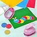 2 Inch Hole Punch, Katfort Craft Punches Shapes Circle Punch for Paper Crafts, Cardstock, Brand Label, Gift Wrapping, Greeting Cards and Scrapbooks, Pink