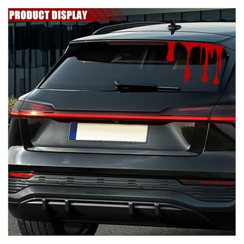 Image of Flowing Blood Bloody Sticker Decal, Blood Dripping Car Sticker, Theme Bleeding Decals for Car Motor Tail Light Window Bumper Decoration(6PCS)