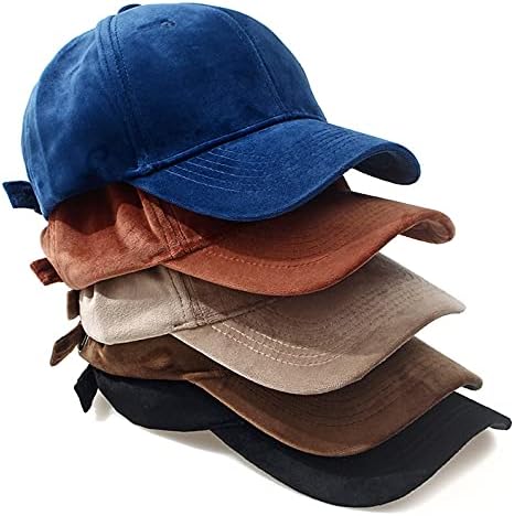 Women's Winter Fall Classic Style Velvet Baseball Cap 6 Panel Fashionable Adjustable Sports Hat for Women - Image 7