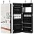 Giantex Jewelry Armoire Wall Door Mounted, Lockable Jewelry Cabinet with Full Screen Display View Larger Wider Mirror 16’’, Large Capacity Jewelry Organizer Jewelry Box with Full Length Mirror (Black)