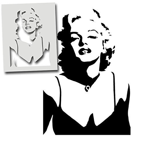 Marilyn Monroe Schablone Wand Malerei Schablone malen maßgeschneidert vollendet Zu viele Artikel/Oberflächen wohnkultur-kunsthandwerk Dekoration wiederverwendbar Cover