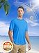 Mens Short Sleeve T Shirts Dry Fit Summer Shirts Ultra Lightweight UV Protection Hiking Shirts Athletic Jersey Active T-Shirt Azure
