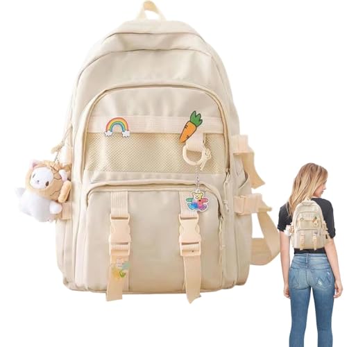 Birsuruzor] スクールブックバッグ、女の子用バックパック