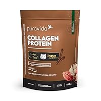 Puravida Collagen Protein 23g de Proteínas Kopenhagen Língua de Gato Chocolate 450g