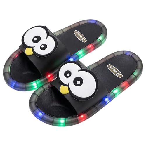 Pantoufles d'été lumineuses pour intérieur et extérieur au style dessin animé