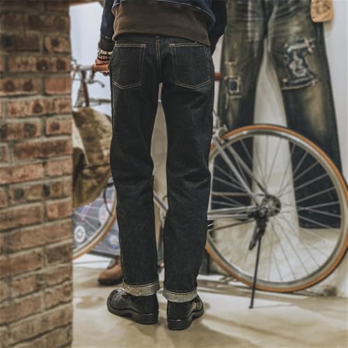 Five-Pocket 15oz Selvedge Denim Jeans4