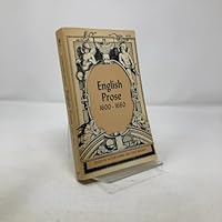 English Prose 1600-1660 B0000CMV9J Book Cover