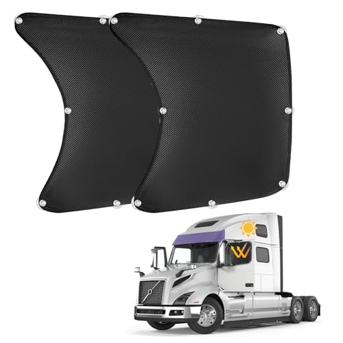 Side Window Sun Shade for Semi Truck - Large Size (24