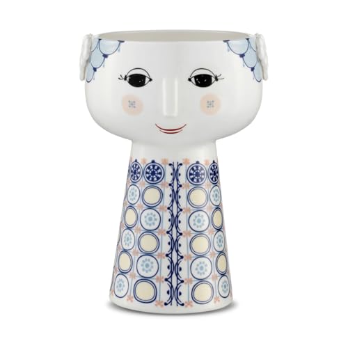 Bjor1 Wiinblad ビヨン・ヴィンブラッド Flower Vase フラワーベース Eva Vase blue 花びん 北欧雑貨・陶器 北欧デザイン 北欧雑貨