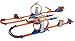 Hot Wheels Toy Car Track Set, Track Builder Playset Total Turbo Takeover with 1:64 Scale Vehicle, Motorized Booster & Multiple Configurations