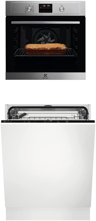 Electrolux EOF4P46X Forno Multifunzione SurroundCook® 600 con pulizia pirolitica, classe A+, acciaio inox antimpronta [Classe di efficienza energetica A+]