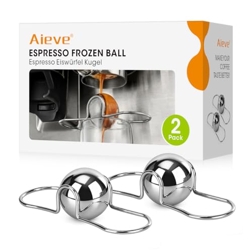 AIEVE 2 Pack Espresso Cooling Ball
