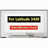 TFTcenter LCD Screen Replacement for Dell Latitude 3420 P144G, FHD 1920x1080 30Pin LED IPS (Non-Touch Screen) Display (Panel Only)