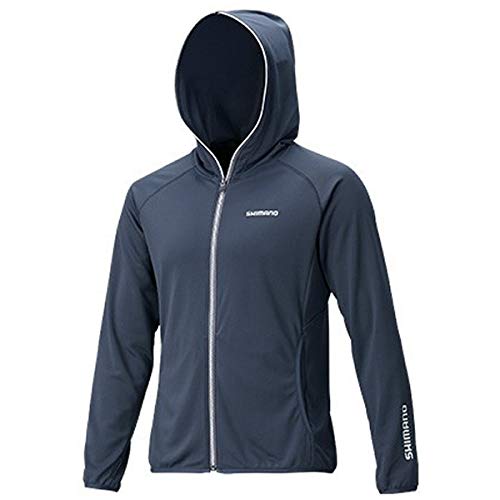 シマノ(SHIMANO) サンプロテクションパーカー ネイビー WJ-045S L