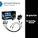 TRQ Ignition Coil & Spark Plug Kit 3 Piece Compatible with 1998-2003 Chevrolet S10 GMC S-15 Sonoma 1998-2000 Isuzu Hombre Only for 2.2L L4