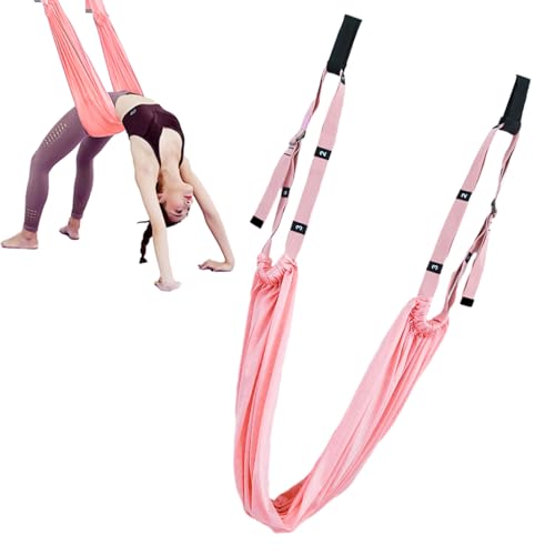 Cuerda de yoga aérea, de yoga aéreo - Equipo de estiramiento con anclaje para puerta | Entrenador de flexibilidad Asistente de flexión hacia atrás para divisiones Fuerte antigravedad, entrenamiento de