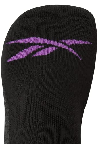 Image of Reebok Womens Low Cut Socks 6 Pack Cushioned Athletic Performance Socks | Breathable, Moisture-Wicking Fabric with Arch Support, a Comfort Toe Seam and Flexible Stretch Fit