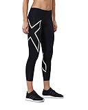 Pantalón 7/8 2XU WA4174b Pantalón Compresivo, Mujer, Plateado, M