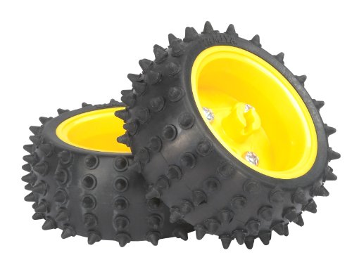 Tamiya?(65mm diameter) fun tool series No.194 pin spike tire set 70 194 Tamiya