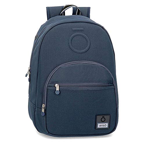 Mochila para carro Enso Basic azul grande 46 cm ligera de 22.1L