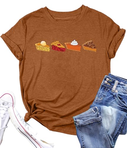 Image of Thanksgiving Shirts Women Turkey Gravy Beans and Rolls Tshirts Funny Turkey Graphic T-Shirt Family Thanksgiving Tops