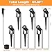 Outdoor Landscape lighting Low Voltage, 65.6FT Wired LED Spot light with Plug-in Transformer, IP65 Waterproof Outside Uplight 18W 1800LM for Yard Garden Tree Pathway House, Warm White 3000K, Pack of 6