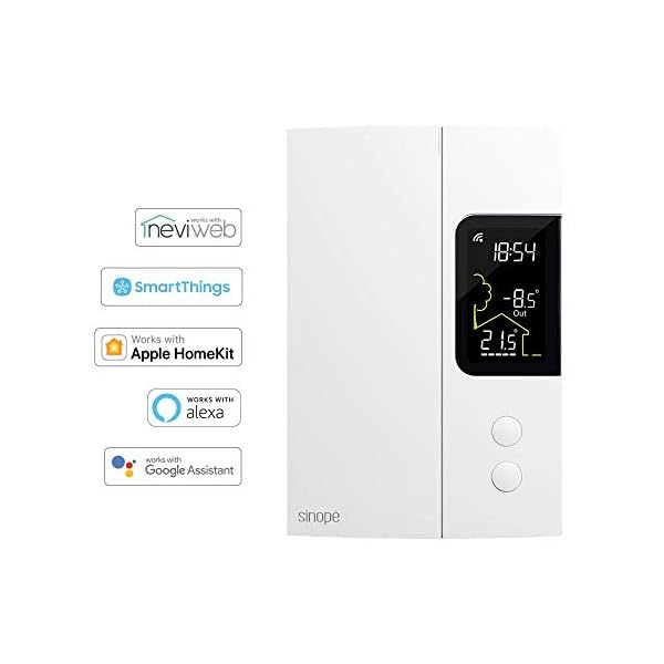 Smart wi fi thermostat for electric heating th1123wf works with amazon alexa 3000 w 240 v  urban country home decor