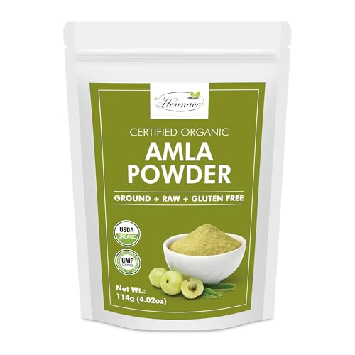 hennaco Organic Amla Powder| Amla Powder for Cooking, Smoothies, ...