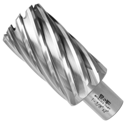 Cortador anular HSS 11/8" x 2" que optimiza perforaciones limpias en metal