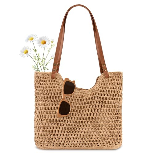 Peicees Crochet Beach Tote