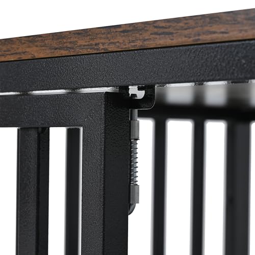 42″ Heavy Duty Dog Crate for Large Medium Small, Dog Kennel with 4 Lockable Wheels and 2 Locks, Decorative Pet House Wooden Cage Kennel Furniture Indoor Outdoor,Black 42″ Heavy Duty Dog Crate for Large Medium Small, Dog Kennel with 4 Lockable Wheels and 2 Locks, Decorative Pet House Wooden Cage Kennel Furniture Indoor Outdoor,Black