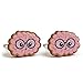 Brain W/Glasses Earrings for Women - Handmade Wood Shaped Studs,Valentines Day Gift for Wife Mom Girlfriend Sister,Smart Brain Jewelry Gifts for Her,Easter Basket,Birthday Mothers Day Present