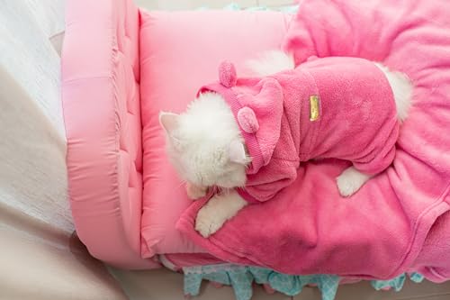 Luppet Roupinha Pet Macacão Para Cachorro Rosa Pp