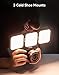 SmallRig P96 LED Video Light, Portable Camera Lights, 96 LED Beads for Photography Video Lighting, Rechargeable 2200mAh CRI 95+ 2700-6500K w 3 Cold Shoe