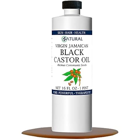 Zatural Black Castor Oil_100% Pure Tropic Jamaican Black Castor Oil (16 Ounce) Cover