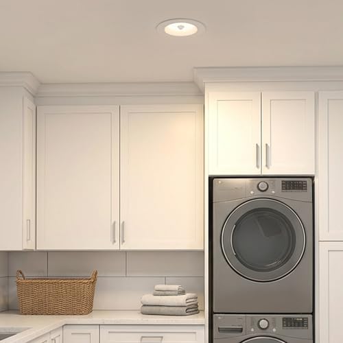 Maxxima 5 in. & 6 in. Retrofit LED PIR Motion Sensor Downlight - 1300 Lumens, 14 Watts, 5 CCT 2700K/3000K/3500K/4000K/5000K, Energy Efficient Indoor Ceiling Lighting Fixture by Maxxima - Image 6