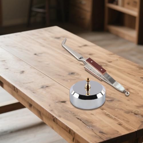 Alnicov Dritte Hand-Pinzette, Lötpinzette, Kreuzverriegelung, Schmuck-Schweißpinzette, Juwelier-Herstellungswerkzeuge Mit Runder Basis, 360-Grad-Drehung, Dritte Hand-Werkzeuge