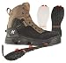 Korkers BuckSkin Wading Boot with Felt and Kling-On Outsoles, Chocolate Chip/Black, 12