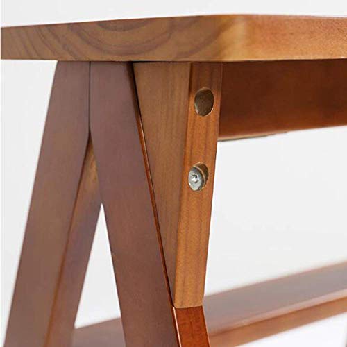 Tabouret d'escalade d'intérieur pliant en bois massif vert 40x20x64cm