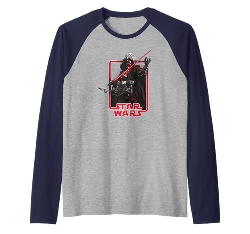 Top Raglan Star Wars Visions Vaders Reach avec Manches Contrastées Coupe Athlétique