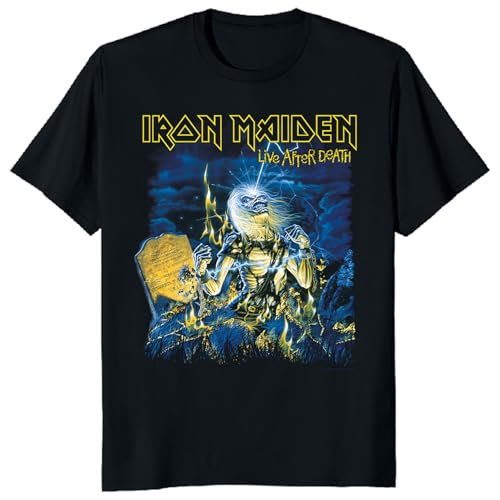Iron Maiden Legacy of The Beast World Tour 2019 Live After Death Black Tee2
