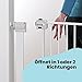 Safety 1st Easy Close Extra Tall Metal Gate,Treppenschutzgitter ohne Bohren, 73–80 cm (max. 94 cm erweiterbar), besonders hohes Gitter (91 cm), leicht schließbares Türschutzgitter, kein Bohren, Weiß
