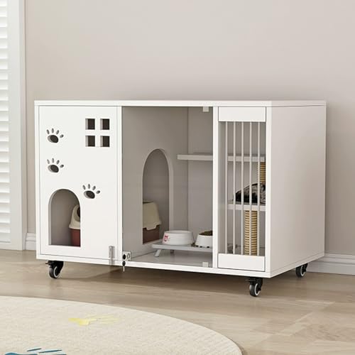 Maison pour chat en bois pour appartement et chambre