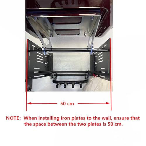 Image of TDZ Detach Depot Wall /Storage Rack for Harley Detachable Products Including Tour-Pak mounting Racks, Sissy Bars, Luggage Racks, Rider Backrests and Detachable-Style Windshields