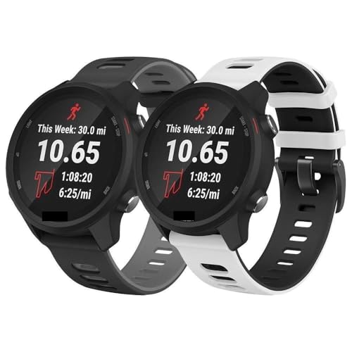 Bracelet Forerunner 645 rechange silicone 20mm sans outil - 2