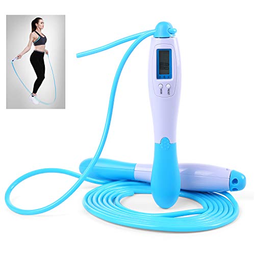 DECDEAL Corda de pular Corda de pular velocidade corda ajustável e corda de pular digital Contador d